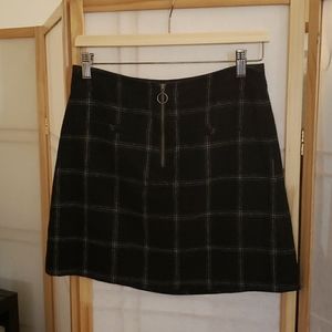 Madewell Plaid Fireside Mini Skirt
